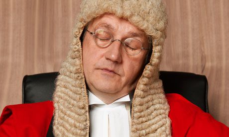 sleeping judge