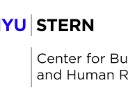 Stern Center for Biz and Human Rights Writes to Obama Admin.