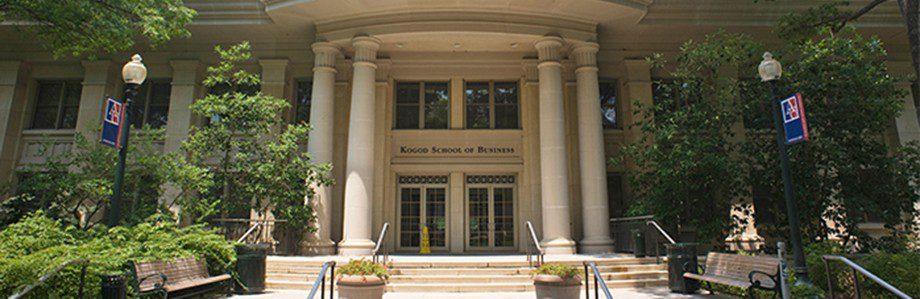 Entrance to the Kogod School of business home of Kogod Case Competition