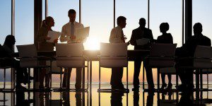 Business People Working In a Conference Room