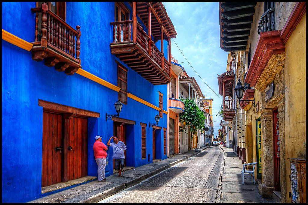 Cartagena Colombia street