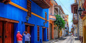 Cartagena Colombia street