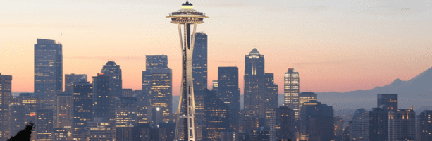 seattle skyline in Washington state