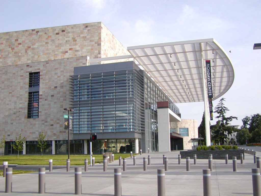 UC Davis campus - where a lecture on sustainable technology is taking place