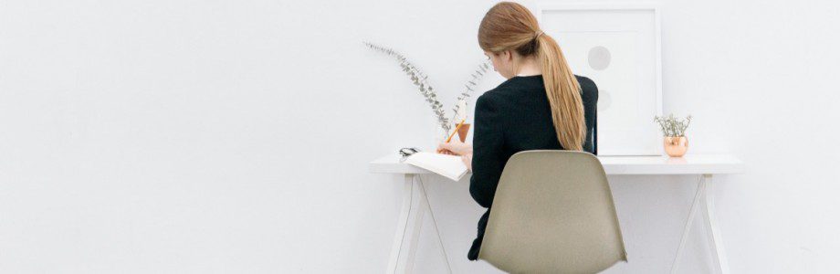woman working in business
