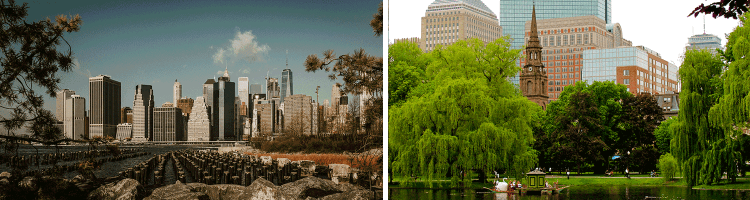 part time mba new york city vs. boston