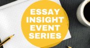 MBA Essay Insight Event Series: Join us in July!